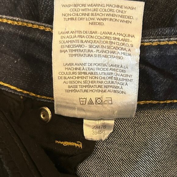 Style & Co Women Jeans 18 Blue Boot Leg Dark Wash Cowgirl Western Denim Comfy - Picture 9 of 11